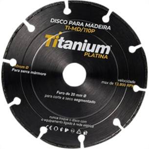 Disco Tungstenio Titanium 110X20Mm