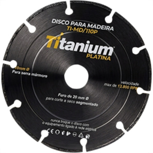 Disco Tungstenio Titanium 110X20Mm
