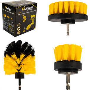 Jogo Escovas Rotatoria C/3 Titanium
