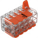 Emenda Universal Wago 4,0Mm 221-420 - Kit C/15 Unidades