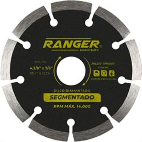 Disco Diam Ranger Segmentado