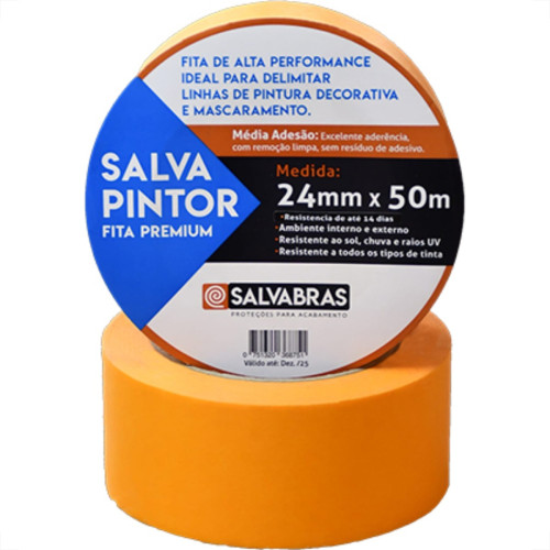 Fita Crepe Salvabras 24Mmx50M Lr
