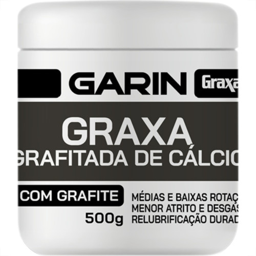 Graxa De Calcio Grafitada 500Gr Garin Graxa De Calcio Grafitada 500Gr Garin