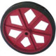Roda P/Carrinho De Feira Politex - Kit C/20 Unidades Roda P/Carrinho De Feira Politex - Kit C/20 Unidades