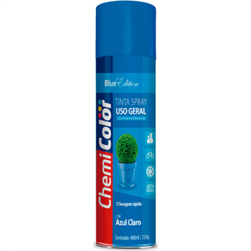 Spray Chemicolor Geral Azul Claro 400Ml Spray Chemicolor Geral Azul Claro 400Ml