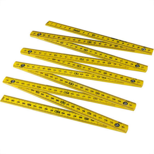 Metro Eco Plastico Simples Amarelo - Kit C/10 Unidades Metro Eco Plastico Simples Amarelo - Kit C/10 Unidades