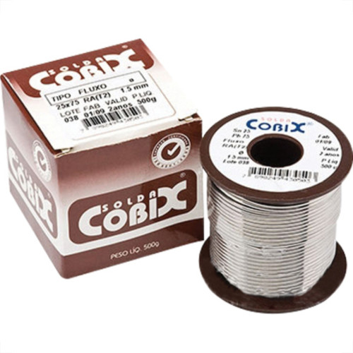 Solda Cobix Rolo Marrom 500G Solda Cobix Rolo Marrom 500G