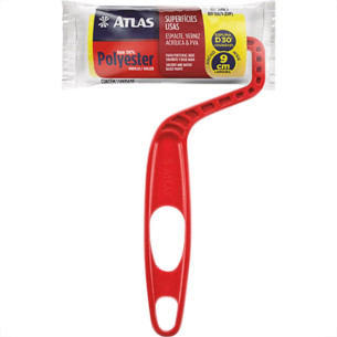 Rolo Atlas Espelho Placa.Poliester Amarelo 09Cm 606