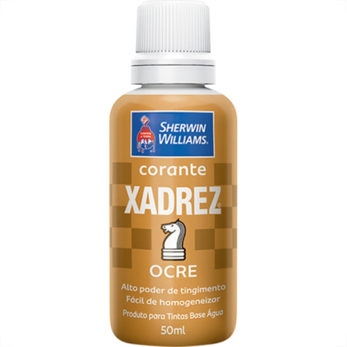 Corante Xadrez 50Ml Ocre - Kit C/12 Unidades Corante Xadrez 50Ml Ocre - Kit C/12 Unidades