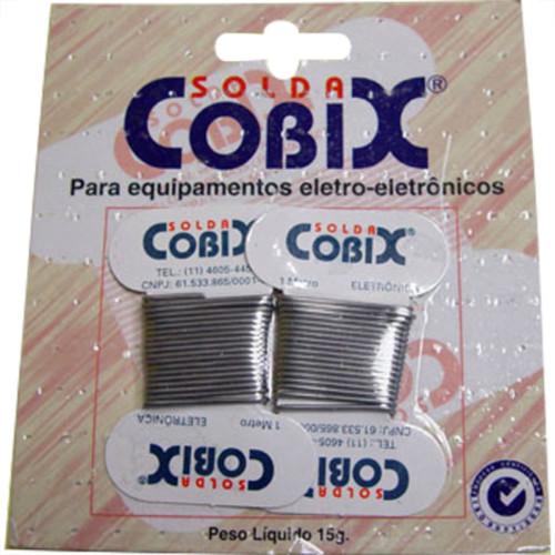 Solda Cobix Em Cartela ela C/2 Unidades Solda Cobix Em Cartela ela C/2 Unidades