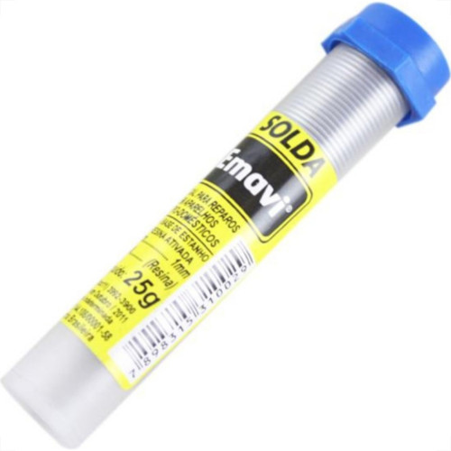 Solda Emavi Tubo 1,0Mm 25G Solda Emavi Tubo 1,0Mm 25G