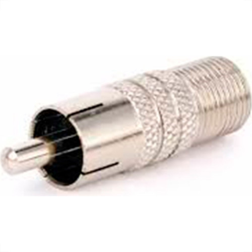Adaptador Femea F / Pino Rca 1088 - Kit C/10 Adaptador Femea F / Pino Rca 1088 - Kit C/10