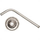 Braco Para Tempo 0,50Cm Curvo Com Canopla 1503 - Kit C/10 Braco Para Tempo 0,50Cm Curvo Com Canopla 1503 - Kit C/10