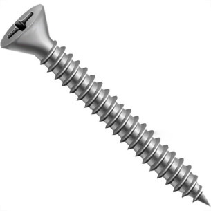 Parafuso Auto Atarrachante Cabeca Chata Fenda Jomarca 3,9X32 % 01509/27000 - Kit C/5 Centos