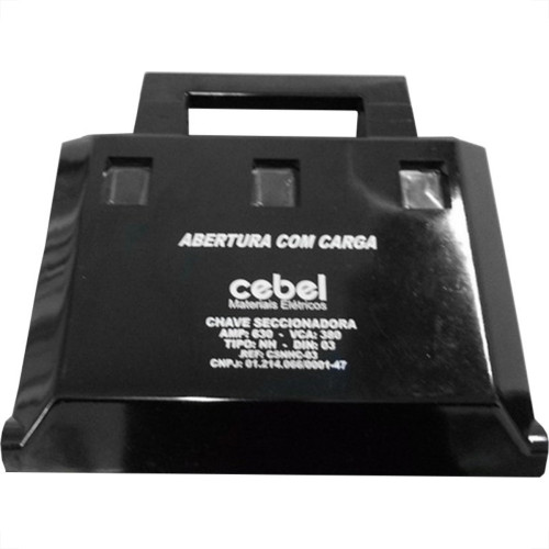 Chave Nh Cebel Seca Carga 6 Terminais 00/125A 100005 Chave Nh Cebel Seca Carga 6 Terminais 00/125A 100005