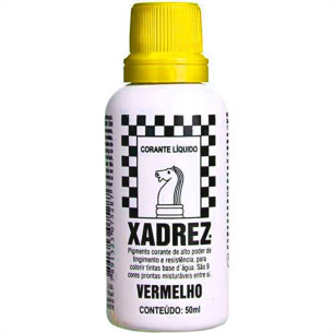 Corante Xadrez Amarelo 50Ml Para Tinta 31100178 . / Kit C/ 12