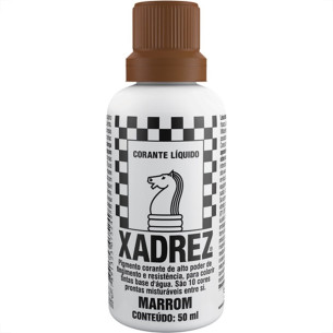 Corante Xadrez Marrom 50Ml Para Tinta 31106778 . / Kit C/ 12