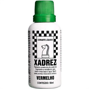 Corante Xadrez Verde 50Ml Para Tinta 31108178 . / Kit C/ 12