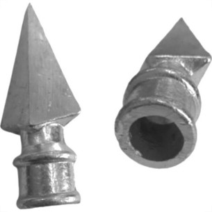 Lanceta Aluminio   1/2'' Para Portao Gu120-1 - Kit C/50