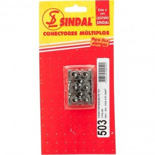 Conector Barra Sindal Baquelite 16/503 Cartelado Ski.0503.Bq.P