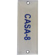 Placa Esmaltada Caiado 3X8 Casa 8 Placa Esmaltada Caiado 3X8 Casa 8