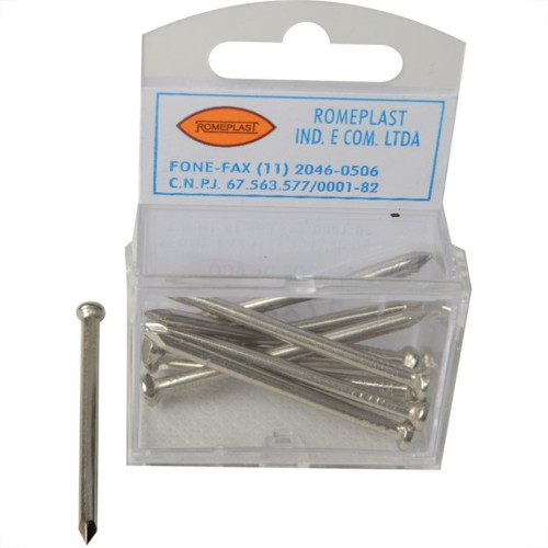Prego Aco Romeplast Com Cabeca 17X21 (3,00X48mm) Cartela Com 10 Pecas Prego Aco Romeplast Com Cabeca 17X21 (3,00X48mm) Cartela Com 10 Pecas