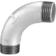 Tupy Curva Macho Ferro Galvanizado 2.1/2 Tupy Curva Macho Ferro Galvanizado 2.1/2