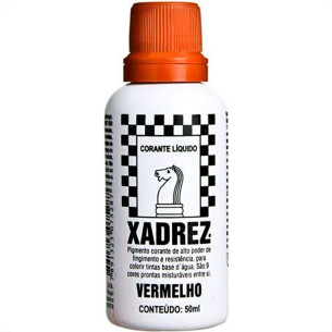 Corante Xadrez Laranja 50Ml Para Tinta 31106178 . / Kit C/ 12