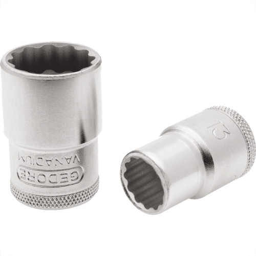 Soquete Gedore Encaixe Estriado 1/2 D19 28Mm 15118 Soquete Gedore Encaixe Estriado 1/2 D19 28Mm 15118