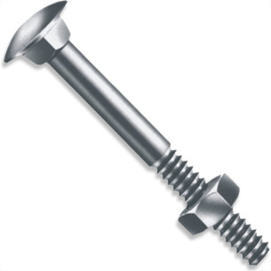 Parafuso Frances Jomarca (83)1/2X8.1/2 Ww Com Porca 25Pecas 05477/26398