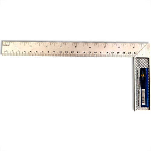 Esquadro Cabo Aluminio Brasfort 10'' 25Cm 8556 Esquadro Cabo Aluminio Brasfort 10'' 25Cm 8556