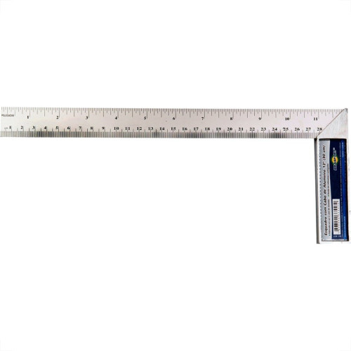 Esquadro Cabo Aluminio Brasfort 12'' 30Cm 8557 Esquadro Cabo Aluminio Brasfort 12'' 30Cm 8557