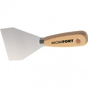 Espatula Parede Momfort Laminada 06 Cabo Madeira 401006