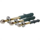 Parafuso Sanitario Toralf Bucha 10 Latao Luxo 2Pecas 1047/10B Parafuso Sanitario Toralf Bucha 10 Latao Luxo 2Pecas 1047/10B