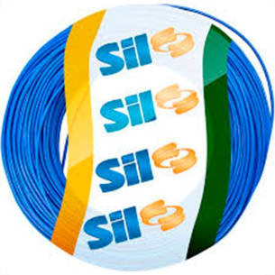 Fio Cabinho Flexivel Sil 10,0 Azul 100M 3021004