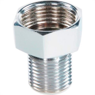 Bucha Aumento Torneira Metais Rei Latao Cromado 1/2X3/4 10096 - Kit C/6  Bucha Aumento Torneira Metais Rei Latao Cromado 1/2X3/4 10096 - Kit C/6