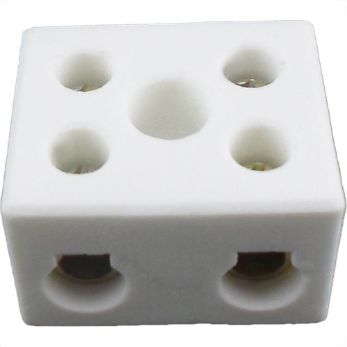 Conector Porcelana Interneed 2 Polos 16Mm 66118 - Kit C/10 Conector Porcelana Interneed 2 Polos 16Mm 66118 - Kit C/10