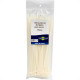 Abracadeira Nylon Brasfort Branca 2,5X100 100 Pecas 8625 Abracadeira Nylon Brasfort Branca 2,5X100 100 Pecas 8625