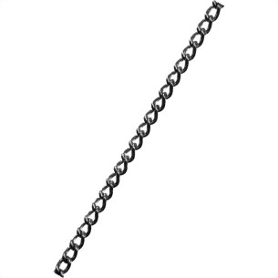 Corrente Torcida Leve Preta 2,4 X 9 20M 