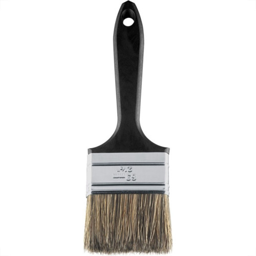 Pincel Trincha Pintura Atlas 300 X 2.1/2'' Preta 300/6 - Kit C/12 Pincel Trincha Pintura Atlas 300 X 2.1/2'' Preta 300/6 - Kit C/12