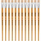 Pincel Para Artesanato Roma Ponta Chata 16 615 16 - Kit C/12 