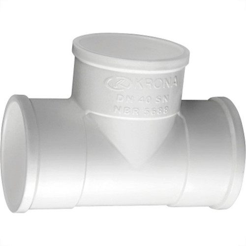 Tee Esgoto Krona 50Mm X 50Mm 659 - Kit C/10 Tee Esgoto Krona 50Mm X 50Mm 659 - Kit C/10