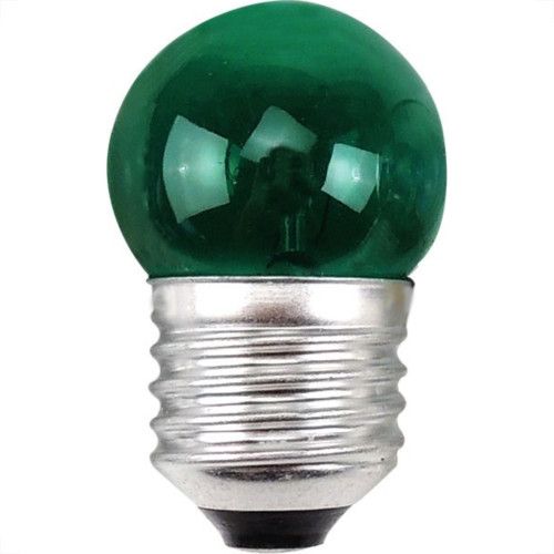 Lampada Bolinha Brasfort 07Wx127V Verde 8469 - Kit C/25 Lampada Bolinha Brasfort 07Wx127V Verde 8469 - Kit C/25