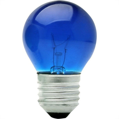 Lampada Bolinha Brasfort 15Wx127V Azul 8480 - Kit C/25 Lampada Bolinha Brasfort 15Wx127V Azul 8480 - Kit C/25