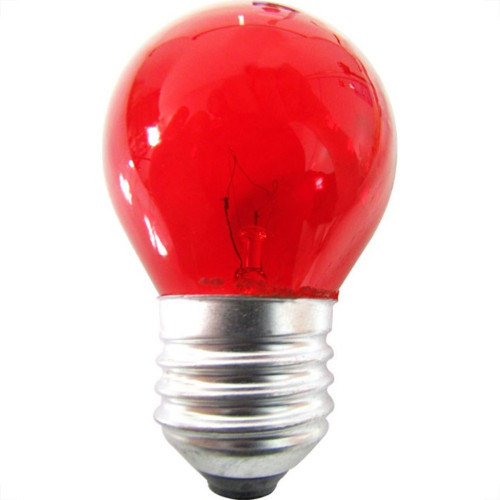 Lampada Bolinha Brasfort 15Wx127V Vermelha 8485 - Kit C/25 Lampada Bolinha Brasfort 15Wx127V Vermelha 8485 - Kit C/25
