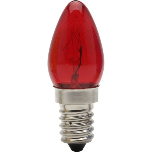 Lampada Chupeta Brasfort 07Wx220 Vermelha E14 8505 - Kit C/25 Lampada Chupeta Brasfort 07Wx220 Vermelha E14 8505 - Kit C/25