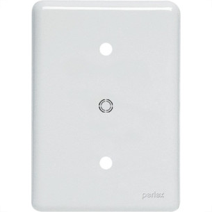 Placa Perlex Branca 4X2 (Cega+Furo) 23Pl0/6