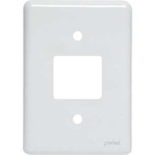 Placa Perlex Branca 4X2 (2 Saida) 23Pl2
