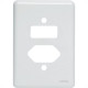 Placa Perlex Branca 4X2 (1 Saida+1Tomada) 23Pl2It