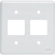 Placa Perlex Branca 4X4 (2 Saida+2 Saida) 23Pl22